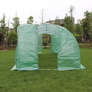 Serre de culture hydroponique commerciale avec porte en métal, collecteur de qualité supérieure, en plastique, style polytunnel, fenêtre, TLSP136 - Product Image 6