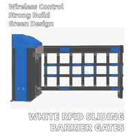La barrière coulissante automatique déclenche la barrière manuelle en aluminium de boom de communication de RFID PID pour l'usage d'école