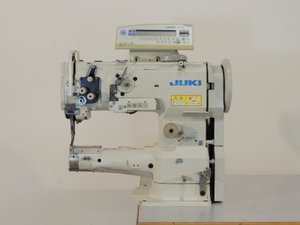 Jukis रास 1342-7 सिलेंडर-बिस्तर एकल सुई के साथ सामंजस्य-फ़ीड जोड़ सिलाई मशीन स्वत: धागा trimmer - Product Image 6