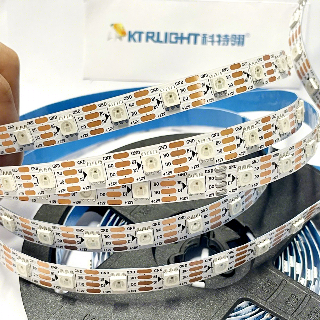 WS2815 12V LED Strip Light Individually Addressable RGBIC 30 60 144 Pixels Dream Color WS2815 LED Strip Light