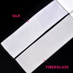 KADS Self-Adhesive Silk&Fiberglass Nail <b>Wraps</b> <b>White</b> Professional Repairing Nail Fiber DIY Manicure Tool Nail Form Extension Tool - Product Image 5