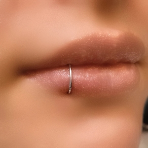 Anillo <span class=keywords><strong>piercing</strong></span> para labios, anillo <span class=keywords><strong>de</strong></span> oro <span class=keywords><strong>de</strong></span> 9K/10K/14K/18K - Product Image 5