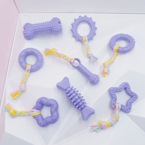 Bán Buôn Thân Thiện Với Môi Pet Đồ Chơi Tpr Dog Mọc Răng Nhai Puppy Bông Đồ Chơi Cho Nhỏ Vừa Có Kích Thước Chó Răng Làm Sạch Tính Năng - Product Image 2