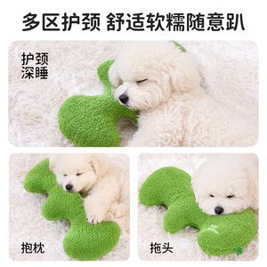 Nouvel oreiller en peluche en forme d'animal, oreiller pour chien, jouet compagnon pour chien, jouet pour chat, oreiller de couchage pour animaux de compagnie, vente en gros, e-commerce transfrontalier. - Product Image 5
