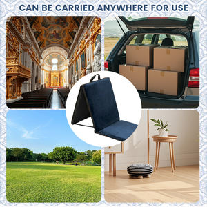 柔软的穆斯林轻便礼帽式祈祷垫，柔软的大型旅行祈祷垫，适合穆斯林 - Product Image 2