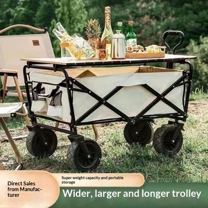 Carrito Plegable Portátil para Camping, Picnic y Vehículos, Remolque Pequeño para Exteriores - Product Image 4