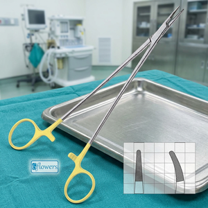 Porte-aiguilles Julian TC droits et courbés, instruments chirurgicaux de précision certifiés CE ISO - Product Image 2