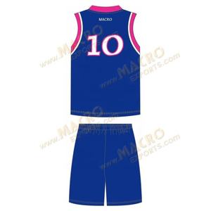 เสื้อบาสเก็ตบอลแบบใส่กลับด้านได้,เสื้อบาสเก็ตบอลชายพิมพ์ลายสำหรับใส่กลับด้านได้ซับลิเมชันโพลีเอสเตอร์สั้น - Product Image 2