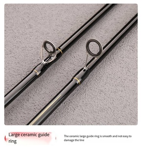 Cần câu cá bằng sợi carbon Power Cross 1.98M 2.13M 2.29M, cần câu tay quay/câu thả, cần câu rút gọn, câu cá đen, dùng cho sông, biển, đáy nước, tốc độ nhanh, tay cầm EVA - Product Image 4