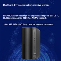 Komputer Desktop Kantor Bisnis HP Elite Tower 680 G9 CPU I5-12400 4* RAM DDR5, SSD M.2 Opsional Dual Hard Drive Workstation