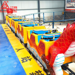 Manège de montagnes russes électriques en forme de dragon pour l'extérieur à prix abordable, mini-<span class=keywords><strong>train</strong></span> dragon sur rail à vendre - Product Image 4