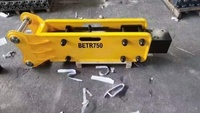 Martillos Hidráulicos RIBETTER de Alta Calidad, Martillo Rompedor con Motor y Caja de Cambios para 0.8-55t