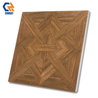 Carreaux de porcelaine à grain de bois modernes, antidérapants, antibactériens, résistants à l'usure, résistants aux acides, épaisseur 9 mm, pour sols et murs intérieurs