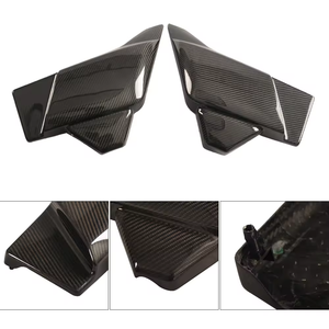 Cubierta de Batería de Fibra de Carbono 3K con Acabado Brillante y Franja Diagonal Compatible con Road Glide <span class=keywords><strong>CVO</strong></span> Cubic 2023-2025 - Product Image 2