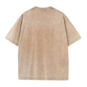 T-<span class=keywords><strong>shirt</strong></span> vintage <span class=keywords><strong>de</strong></span> luxe pour hommes <span class=keywords><strong>de</strong></span> haute qualité en coton personnalisé surdimensionné t-shirts vierges avec impression par sublimation délavée à l'acide vente en gros - Product Image 2