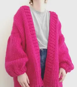 Sweter Pullover Kerah Tinggi Akrilik Kerah Bulat Murah untuk Anak Laki-laki dan Perempuan