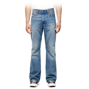 <span class=keywords><strong>Jeans</strong></span> svasati da <span class=keywords><strong>uomo</strong></span> in Denim a vita media <span class=keywords><strong>Regular</strong></span> Vintage di alta qualità - Product Image 1