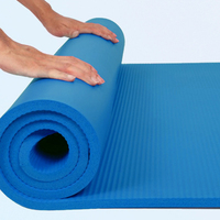 Estera de ejercicio básica NBR Espuma de alta densidad para entrenamientos de Pilates y uso general de fitness