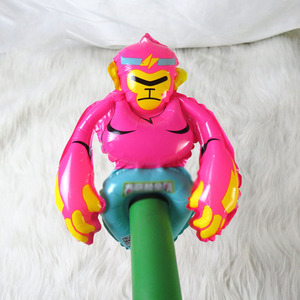 Ideas de nuevos productos 2025 Foil Kdis Toys King <span class=keywords><strong>Monkey</strong></span> Design Globo de muñeca Forma personalizada Globo de Mylar para regalo de evento promocional - Product Image 2