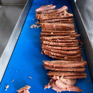 Trancheuse à viande commerciale entièrement automatique en acier inoxydable avec lame réglable en épaisseur, hachoir à viande cuite, coupe haute vitesse - Product Image 4