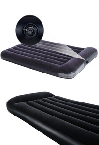 Matelas Gonflable Léger Double pour Camping, Lit d'Extérieur Soufflé avec Oreiller Intégré pour Randonnée - Product Image 4