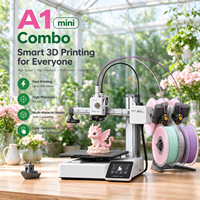 Ensemble complet A1 Mini Combo, imprimante 3D AMS Lite, impression multi-matériaux avec surveillance par caméra en temps réel