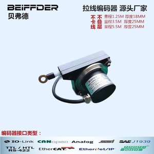 Beiffder Linear Encoder MAX48A-32V20GC0400 EtherCAT ตัวเซ็นเซอร์แบบเพิ่มค่าค่าทีละหนึ่ง แนวตั้งแนวนอน - Product Image 1