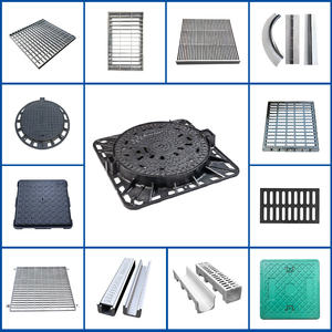 Tapas de Alcantarilla de <span class=keywords><strong>Hierro</strong></span> Dúctil EN124 D400 para Construcción Urbana, Carreteras, Aceras y Áreas <span class=keywords><strong>Industriales</strong></span> - Product Image 6