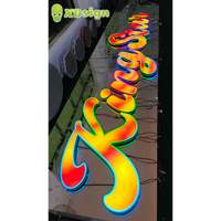 Lettres lumineuses LED personnalisées à couleur magique, certifiées CE, étanches IPx7, en acrylique, avec défilement dynamique pour décoration directionnelle