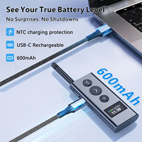 Présentateur sans fil longue portée Norwii N60 800M avec écran LCD, rechargeable USB-C, pointeur de présentation en métal pour grandes salles