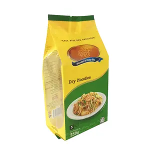 Emballage alimentaire de nouilles biodégradables transparentes de qualité alimentaire personnalisé de haute qualité emballage de pâtes Spaghetti sacs à Spaghetti