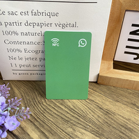CR80 plastik programlanabilir NFC dokunun sosyal medya kartları yapış sohbet Instagram Facebook WhatsApp NFC kartvizit