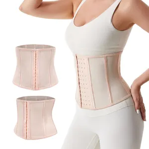 Negatieve Ion Ademende Buik Gordel Sport Body Shaper Taille Trainer Controle Korset Met Vier Rijen Van 25 Gespen