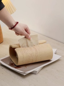 High-End Creative Ins Style Cement <b>Tissue</b> <b>Box</b> for Home Luxury Living Room Coffee Tables Hotels - Product Image 3