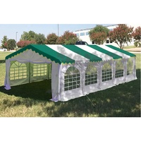 Tente de réception extérieure grande capacité avec structure en aluminium, 20x30 40x80, chapiteau commercial pour mariages avec parois latérales amovibles