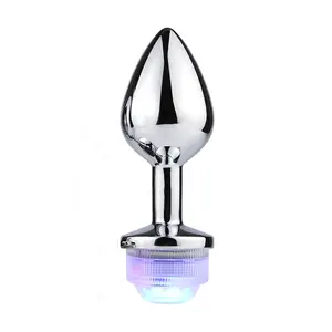 Lampe LED colorée, <span class=keywords><strong>plug</strong></span> <span class=keywords><strong>anal</strong></span>, gode <span class=keywords><strong>anal</strong></span>, <span class=keywords><strong>plug</strong></span> <span class=keywords><strong>anal</strong></span> en métal pour jeux sexuels pour adultes - Product Image 6