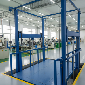 Plataforma Elevadora de Carga Vertical de Montaje en Pared, Elevador Hidráulico Industrial Pequeño, Personalizable, de Acero, Elevación de 3m - Product Image 1