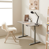 Cadre de bureau électrique à hauteur réglable à moteur unique ergonomique, cadre de bureau debout pour mobilier de bureau pas cher