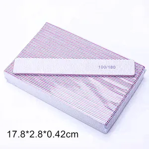 Grosir Sekali Pakai Sisi Ganda EVA Nail File Buffer 100/180