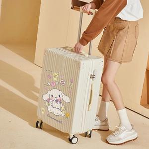 Valise à roulettes Cinnamoroll de 20 pouces avec serrure, grande capacité, bagage de voyage unisexe, design anime - Product Image 1