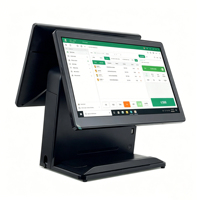 Sistema POS RUINAI de 15.6 Pulgadas con Pantalla Táctil Dual WINS/Android y 3 Años de Garantía para Hostelería y Pequeñas Empresas