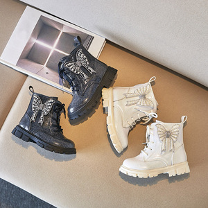 Calzado Informal al por Mayor <span class=keywords><strong>para</strong></span> Niñas, Botines Casuales <span class=keywords><strong>con</strong></span> Lazo, Estilo Escolar Personalizado, Tipo Princesa, Invierno, <span class=keywords><strong>para</strong></span> Niños - Product Image 4