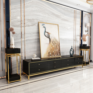 Living Room Furniture Table <strong>TV</strong> <strong>Stand</strong> <strong>Wood</strong> Cabinets - Product Image 2