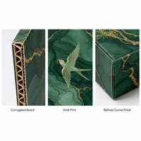 Boîte cadeau rigide personnalisée pour l'emballage de mandarines douces et de fruits agrumes de qualité supérieure, avec couvercle et base, vente en gros