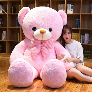 Grote strikdas gigantische knuffelbeer zacht groot pluche kussen speelgoed Valentijnsdag Kerst verrassing cadeau voor meisjes huisdecoratie - Product Image 1