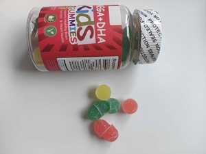 OEM Vegan DHA Kindervitamines Supplement voor de Hersenfunctie <span class=keywords><strong>Halal</strong></span> Omega-3 6 9 Visolie Gummies DHA Omega 3 Gummies voor Kinderen - Product Image 3