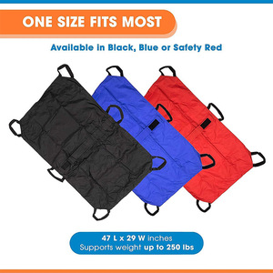 Brancard souple de transport pour animaux de compagnie, en nylon rouge, anti-morsure, pour chiens et chats - Product Image 4