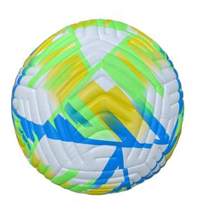 Ballon de Football d'Entraînement Durable avec Logo Imprimé Personnalisé Nouveau Style Cuir PU Cousu à la Machine et Collé Thermique pour les Matchs de Sport - Product Image 4