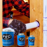 Colle adhésive pour tuyaux en PVC pour l'alimentation en eau, la réparation de tuyaux et la connexion des raccords
