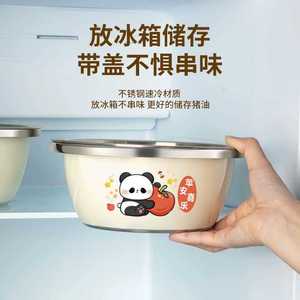 Bol en acier inoxydable épaissi de qualité alimentaire, réutilisable, pour la cuisine et la préparation culinaire - Product Image 3